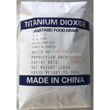 Dióxido de titanio anatasa para grado alimenticio